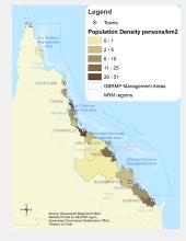 Population density, by Local Government Area (persons per km2)