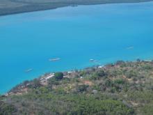 Gialug Island - Aerial view pearl farm