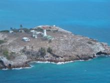 Booby Island - Aerial view of light house