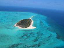 Zuizin Reef (Halfway Island) - Aerial view