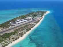 Coconut Island - Aerial view