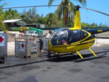 Coconut Island - Helicopter refueling