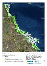 Map of seagrass distribution in GBRWHA