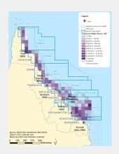 Commercial trawl fishing GVP in the GBR