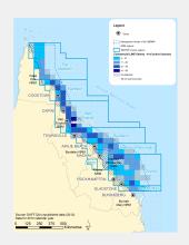 Number of active commercial line fishing licences in the GBR
