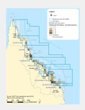 Number of active commercial pot fishing licences in the GBR