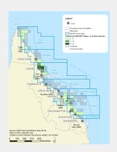 Number of active commercial harvest fishing licences in the GBR