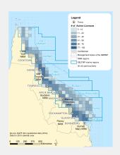 Commercial Fishing (ALL Fishing And Harvest) Licences active within GBR fishing grids in 2013.