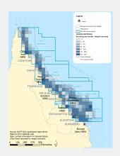 Distribution of commercial fisheries in the GBR (in tonnes)