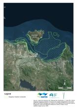 Map of seagrass meadows for Townsville