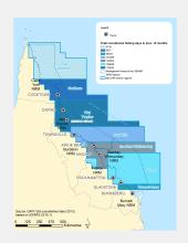 Total recreational fishing days in Qld within a year