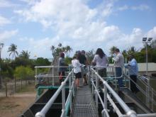 Sewage treatment plant inspection on Masig Islang, August 2012