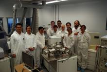 UQ NERP-TE "dating" team with the new Mass Spectrometer at UQ