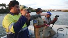 Training of traditional owner Gidarjil rangers