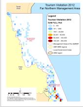 Visited location in the GBR for Far North Queensland