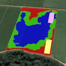 Yield maps can be used to identify trial sites with contrasting fertilizer N requirements