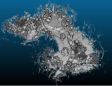 Zebedee scan of a bank