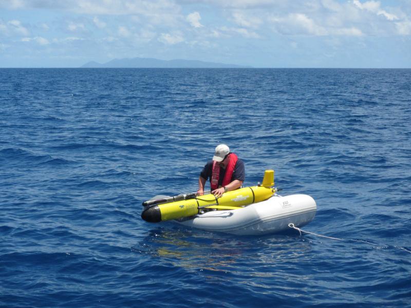 Slocum Glider ready for deployment
