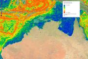 How steep is the seafloor in the Oceanic Shoals CMR?