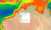 Average turbidity within and beyond the Oceanic Shoals CMR
