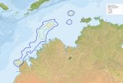 Habitat utilisation distributions of flatback turtles - all behaviours