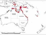 Tag recoveries from nGBR green turtles