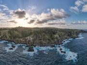 Norfolk Island at sunset