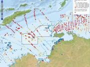 Marine sediments in the Oceanic Shoals CMR