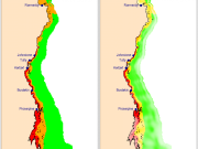 Minimum annual mean of Secchi depth
