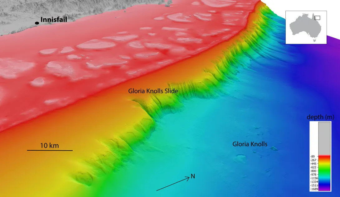 The Gloria Knolls landslide