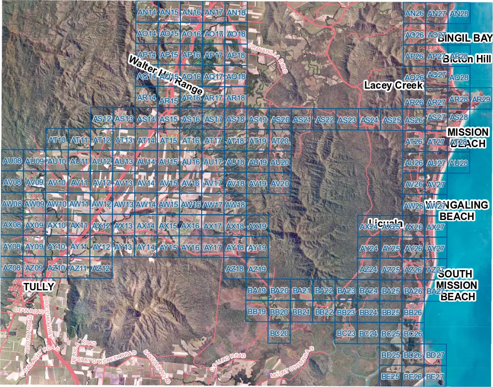 Mission Beach Index Map preview